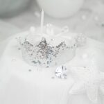 DIY Stoffe Inspiration -Geburtstagskrone - Variante 3 Paillettenstoff Silber