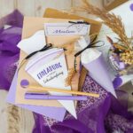 DIY Stoffe Inspiration - Schultüte - Leo - Lavendel - Bastelvorlage