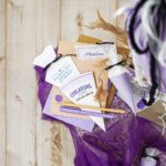 DIY Stoffe Inspiration - Schultüte - Leo - Lavendel - Bastelvorlage