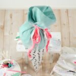 DIY Stoffe Inspiration - Schultüte - Punkte - Bastelvorlage