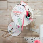 DIY Stoffe Inspiration - Schultüte - Punkte - Bastelvorlage