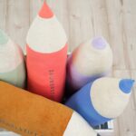 DIY Stoffe Inspiration - Kissen - Plott - Bleistift - Buntstift