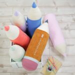 DIY Stoffe Inspiration - Kissen - Plott - Bleistift - Buntstift