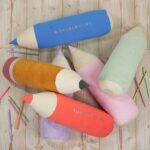 DIY Stoffe Inspiration - Kissen - Plott - Bleistift - Buntstift