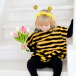 DIY Stoffe Outfit - Biene - Poncho - Leggings - Schelmy