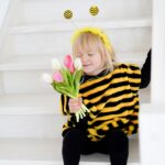 DIY Stoffe Outfit - Biene - Poncho - Leggings - Schelmy