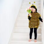 DIY Stoffe Outfit - Biene - Poncho - Leggings - Schelmy