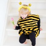 DIY Stoffe Outfit - Biene - Poncho - Leggings - Schelmy