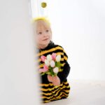 DIY Stoffe Outfit - Biene - Poncho - Schelmy