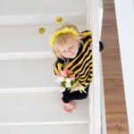 DIY Stoffe Outfit - Biene - Poncho - Schelmy - Leggings