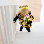 DIY Stoffe Outfit - Biene - Poncho - Schelmy