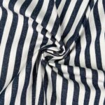 Denim – Streifen – Warmeiß/Dunkelblau