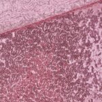 Pailletten-Tüllstoff – elastisch – Soft Pink