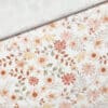 Single Jersey - Filigrane Blüten - Warmweiß