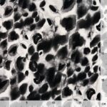 Romanit Jersey – Punta di Roma – Watercolor Leo – Black Grey Beige