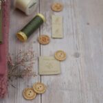 DIY Stoffe Mix - Label - Garn - Knopf