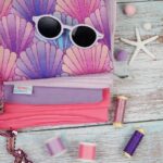 DIY Stoffe Mix - Garn - Pompons - Label -Paillettenband