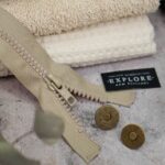 DIY Stoffe Mix - Reißverschluss - Label - Magnet Verschluss