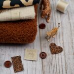 DIY Stoffe Mix - Label - Knopf