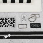 DIY Stoffe Mix - Reißverschluss - Gurtbandzubehoer -Label -Gummiband