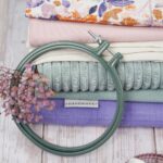 DIY Stoffe Mix - Label - Stickrahmen