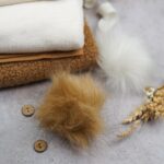 DIY Stoffe - Fellbommel - Knopf