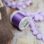 DIY Stoffe - Pomponborte - Garn