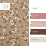 Farbkombi - Single Jersey Flower Chic Light Soft Blush