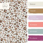 Farbkombi - Single Jersey Soft Leo Warmweiss