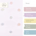 Farbkombi - Tüllstoff Helles Rosa Mit Pastell Röschen