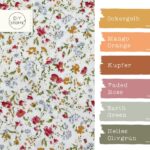 Farbkombi Viskose Sommerwiese Warmweiss