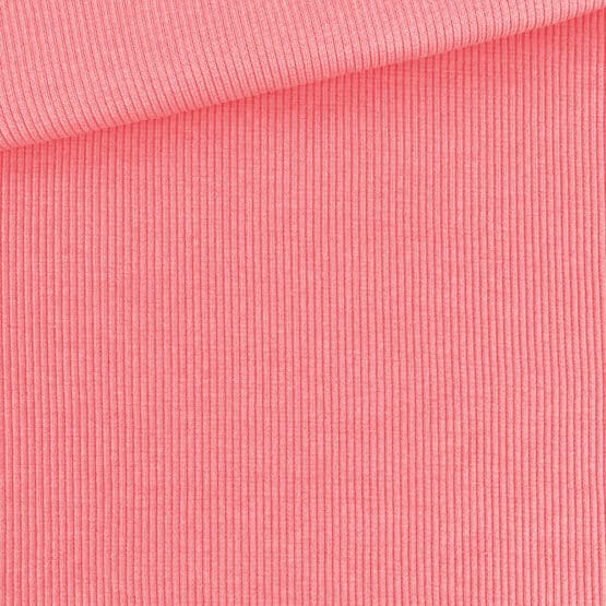 Rippenjersey – Light Pink Coral