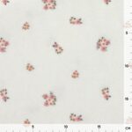 Frottee-Jersey – Blümchen – Cremeweiß