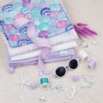 DIY Stoffmix - Reissverschluss - Garn - Label - Pompons