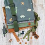 DIY Stoffmix - Label - Reissverschluss - Knopf - Gummiband - Garn