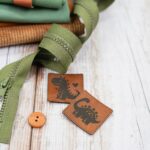 DIY Stoffmix - Reißverschluss - Label - Knopf