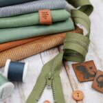 DIY Stoffmix - Label - Reißverschluss - Knopf