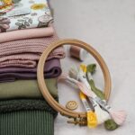 DIY Stoffmix - Sticktwist - Stickrahmen - Knopf