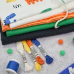 DIY Stoffmix - Garn - Pompon - Sticktwist - Label