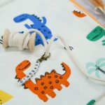 DIY Stoffmix - Buchstaben - Kordel - Mini Karabiner