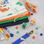 DIY Stoffmix - Label - Kordel - Garn - Pompon - Sticktwist - Knopf