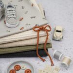 DIY Stoffmix - Kordel - Knopf - Garn - Label