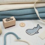 DIY Stoffmix - Stempelset - Knopf - Patch