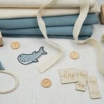 DIY Stoffmix - Label - Knopf - Patch