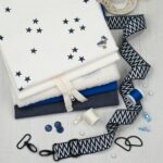 DIY Stoffmix - Label - Gurtband - Gurtbandzubehör - Knopf -Garn - Reißverschluss