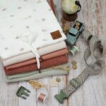 DIY Stoffmix - Gurtband - Garn - Kordel - Label - Knopf -Steckschnalle Set