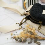 DIY Stoffe Inspiration - Handytasche Bouclé Schwarz
