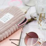 DIY Stoffe Inspiration - Handytasche Velvet Breitcord Helles Altrosa