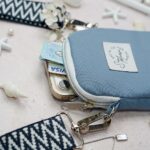 DIY Stoffe Inspiration - Handytasche Sea Blue