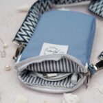 DIY Stoffe Inspiration - Handytasche Sea Blue